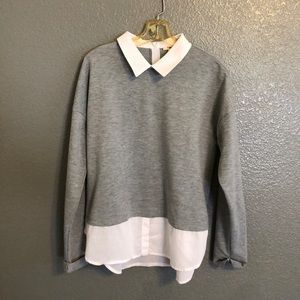 Cute layered collared shirt